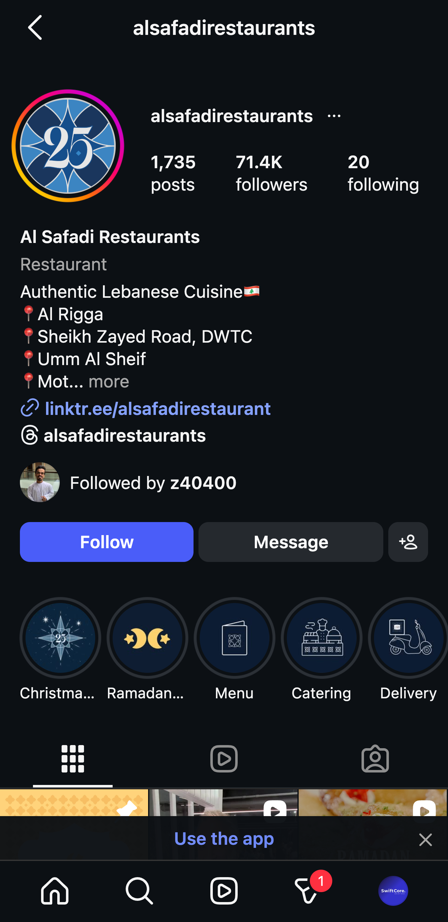 Al Safadi Instagram After - 71.4K Followers